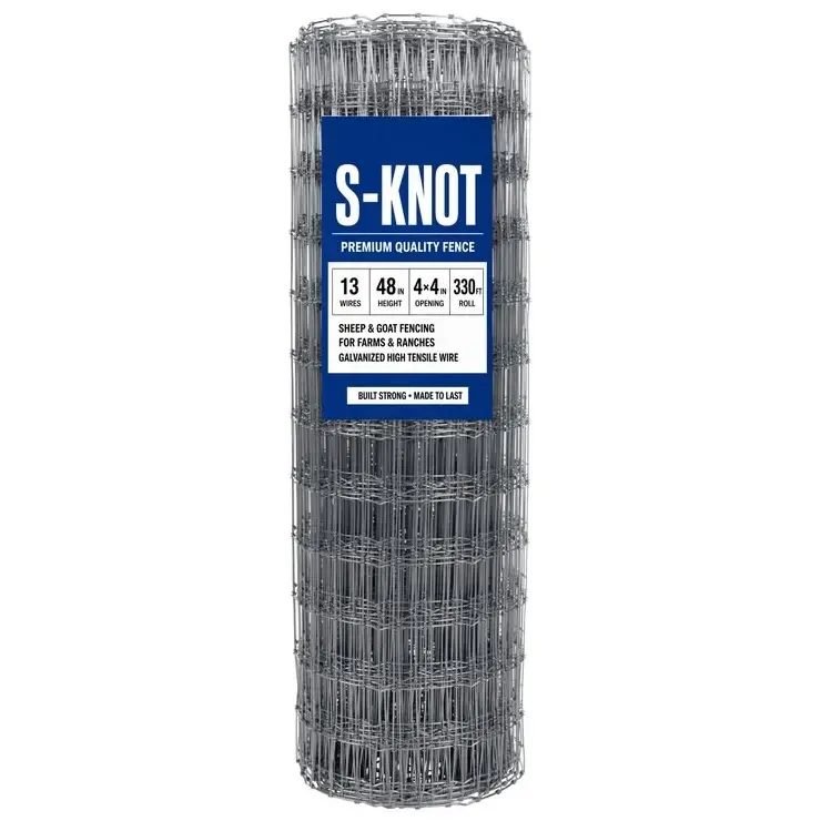 S-knot woven wire roll with an alternative mesh pattern